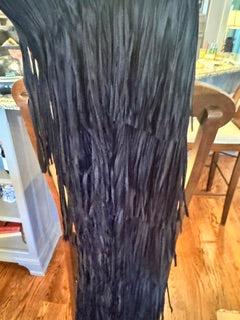 Black Fringe Skirt