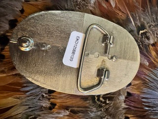 Silver Belt Buckle with coins EKD