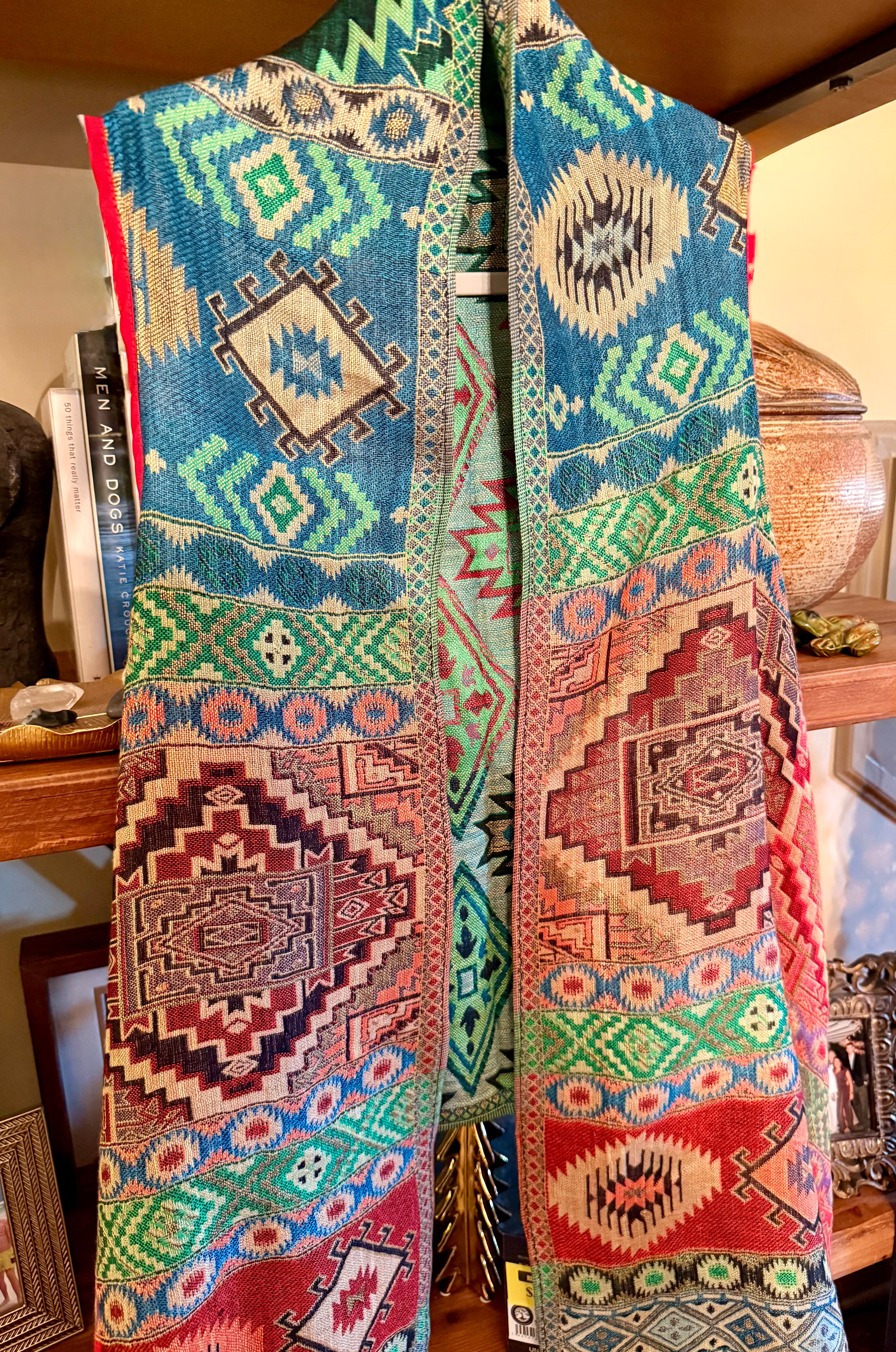 Aztec Colorful Printed Flowy Vest