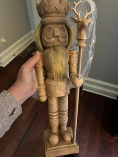 Faux Woodgrain Nutcracker