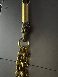 EKD - Horse whistle on gold chain