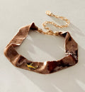 Velvet Choker Necklace Adorned with Gold Bird Charm