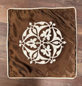 Brown  Square Pillow Case Cover