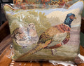 Pheasants Needlepoint Pillow