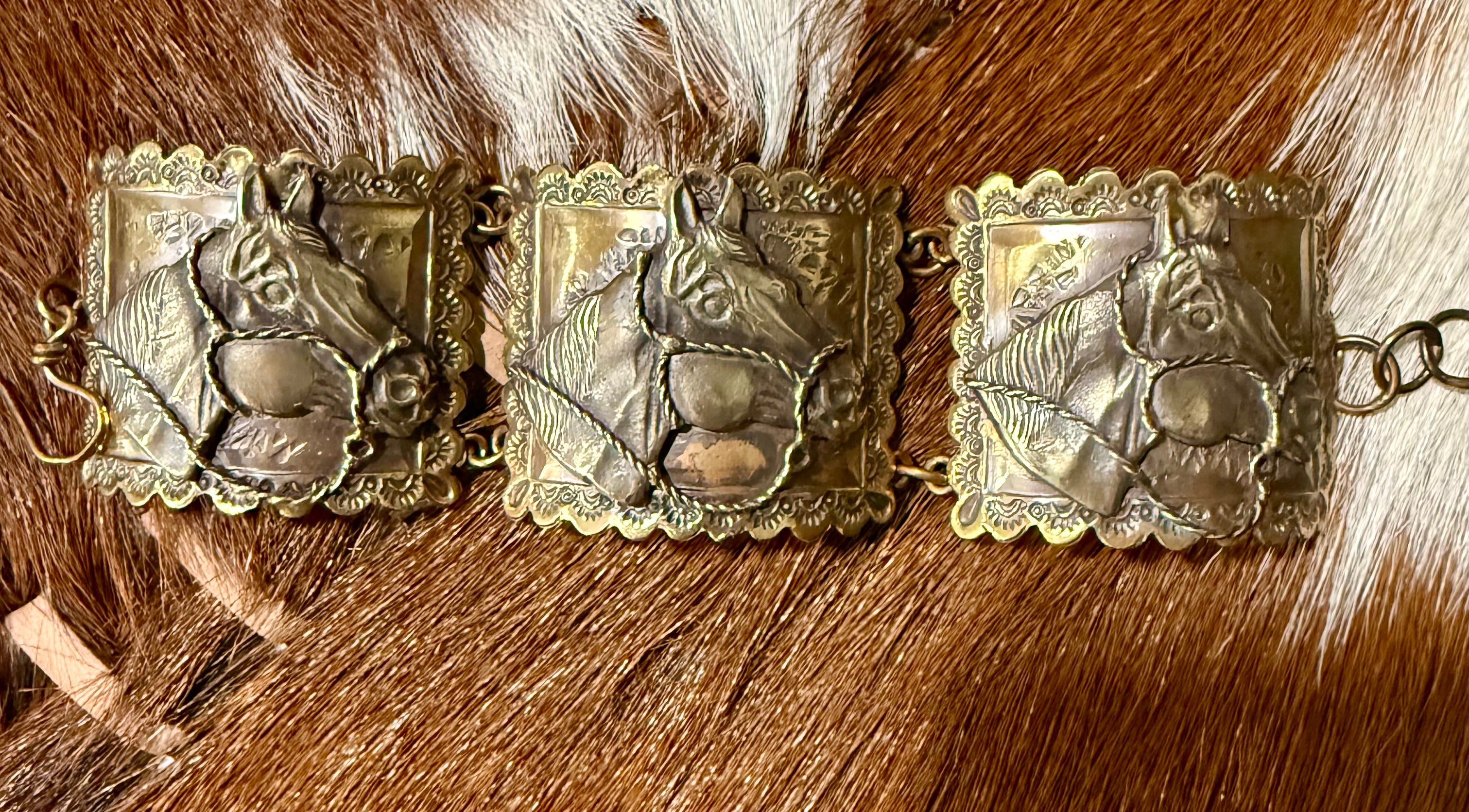 Horse Head Panel Bracelet