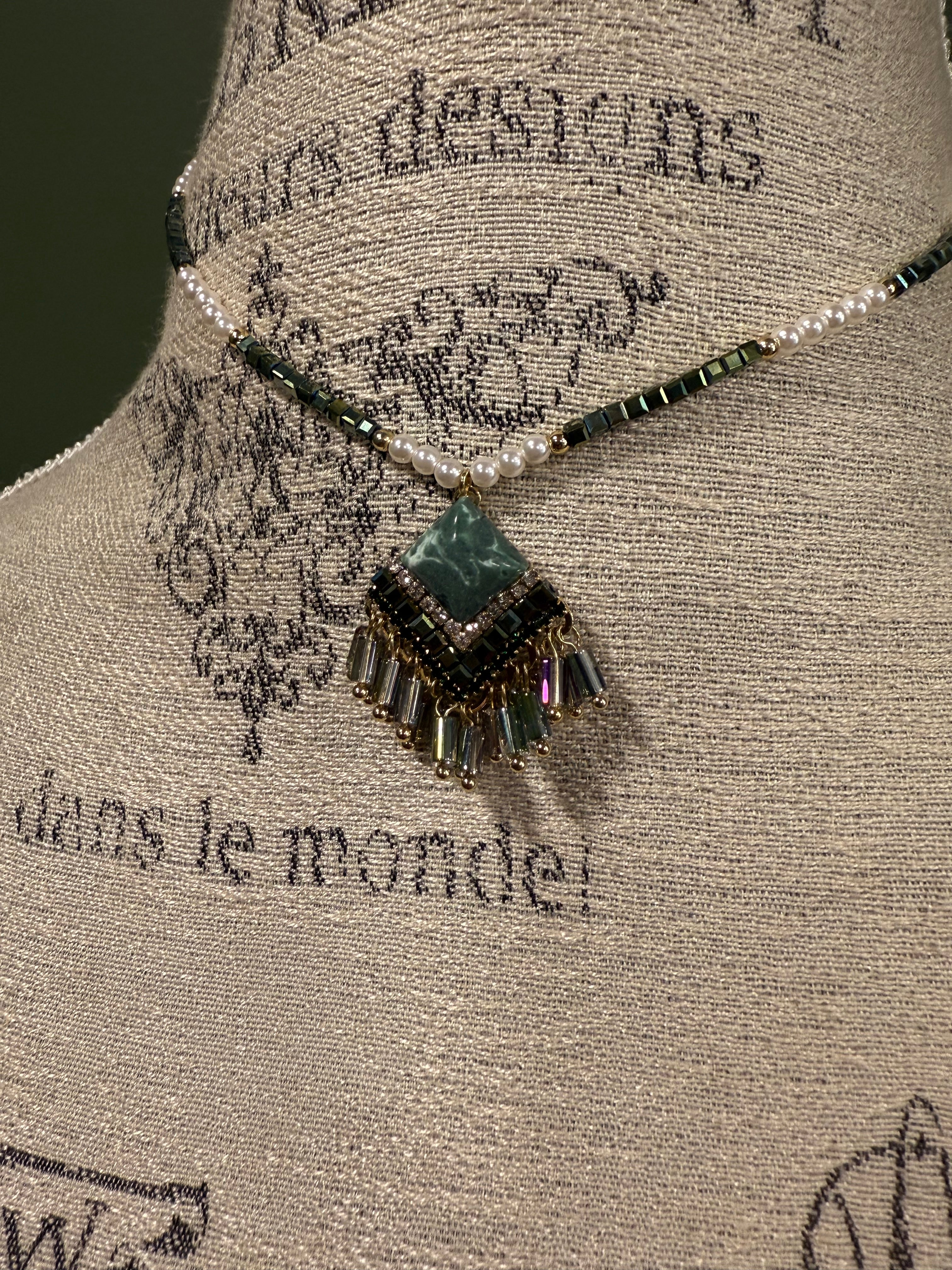 Handcafted Gemstone Pendant Necklace