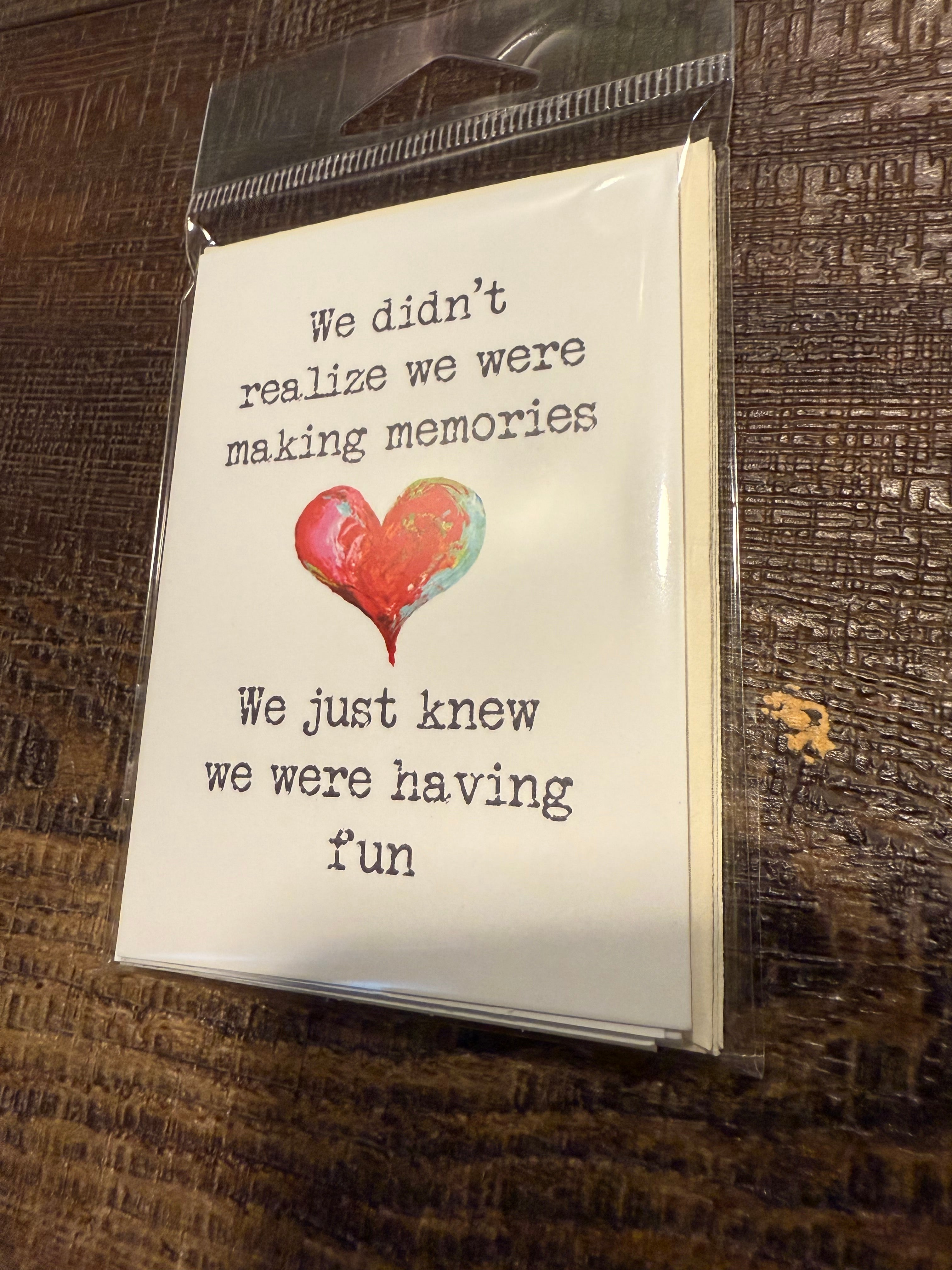 Red Heart Mini Card