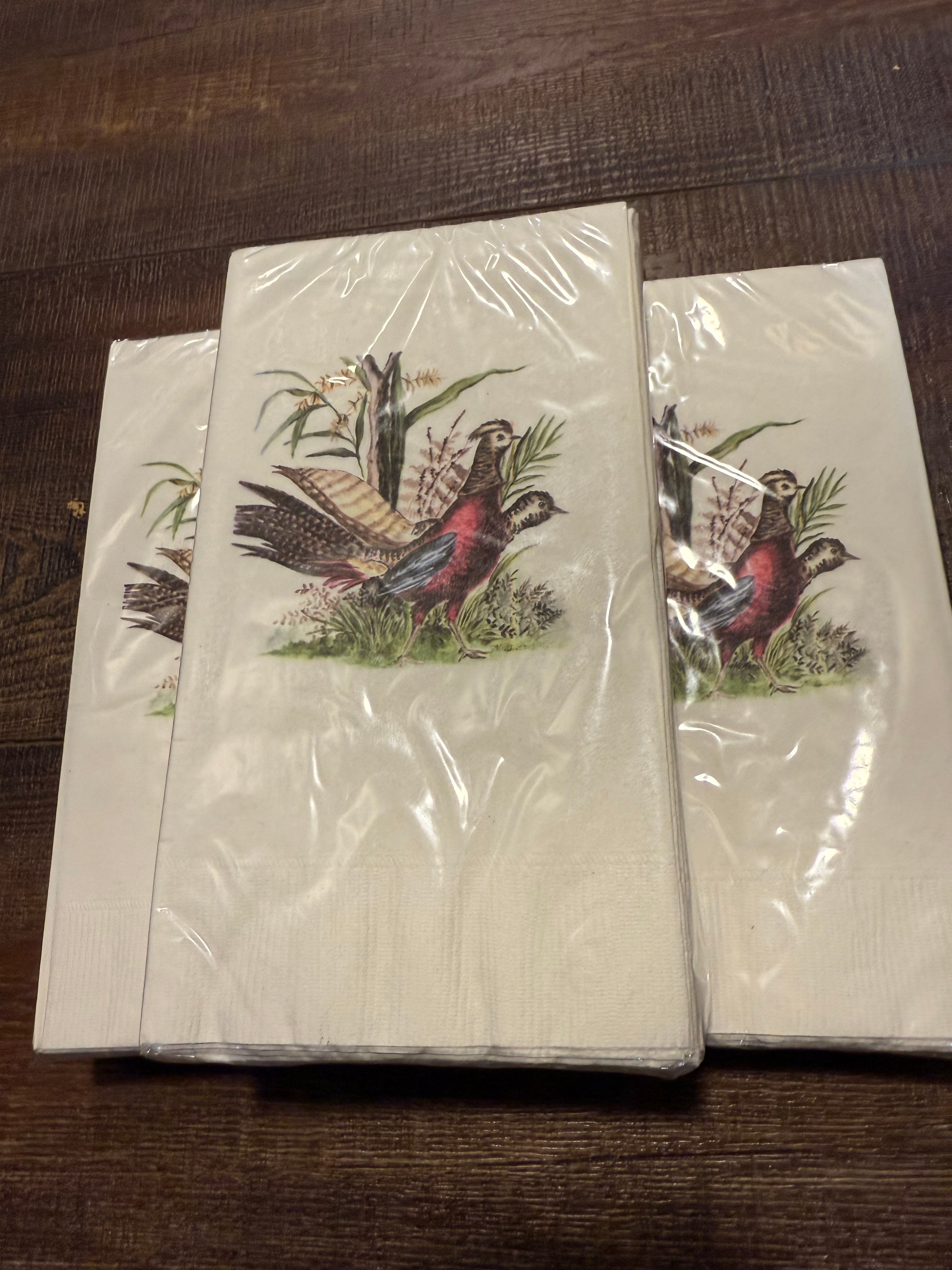 Pheasant Paper Dinner Napkins