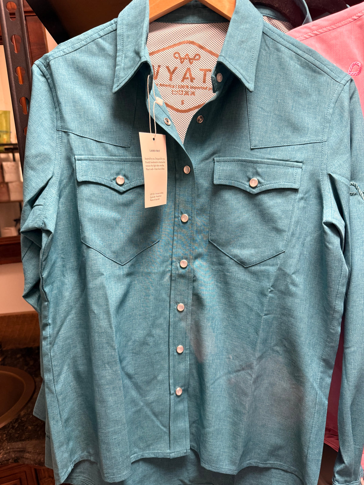 Wyatt Teal Jesse Top