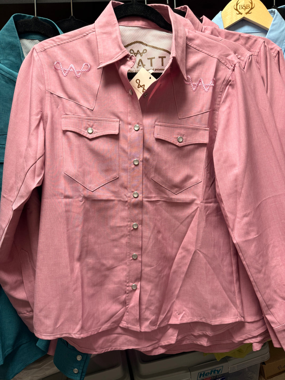 Wyatt Clinch Rose Top