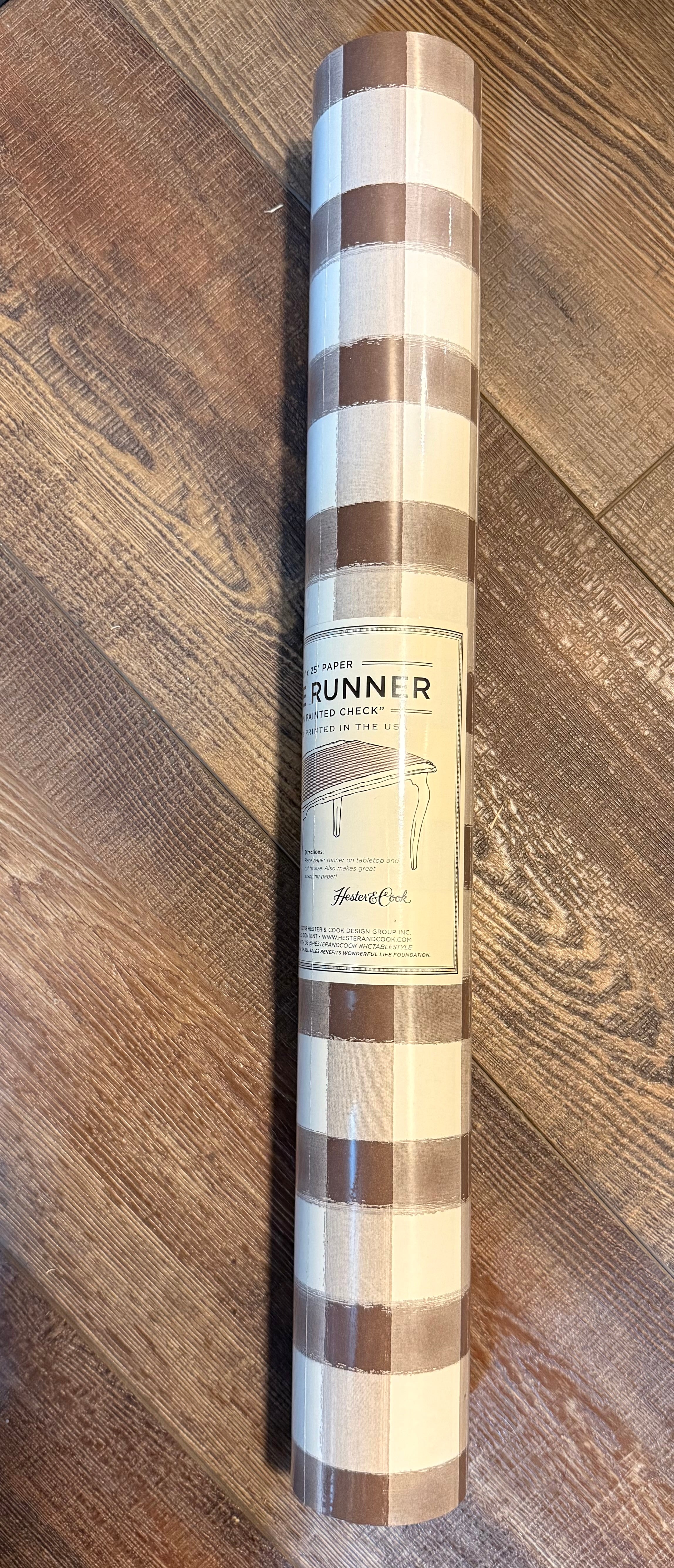 Paper Table Runner