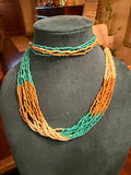 Hand beaded Statement Necklace