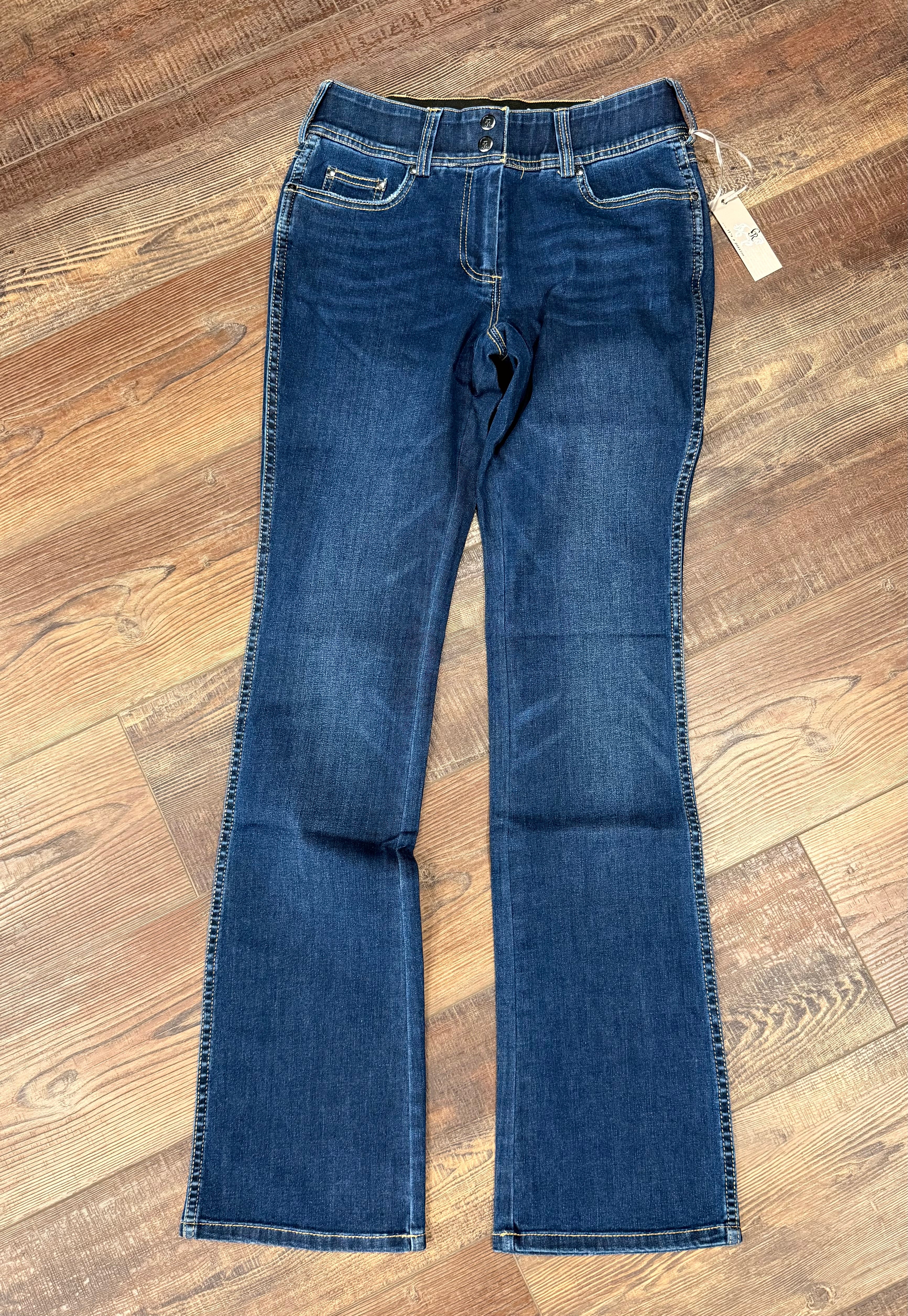 Goode Rider Equestrian Bootcut Jeans - Vintage Wash