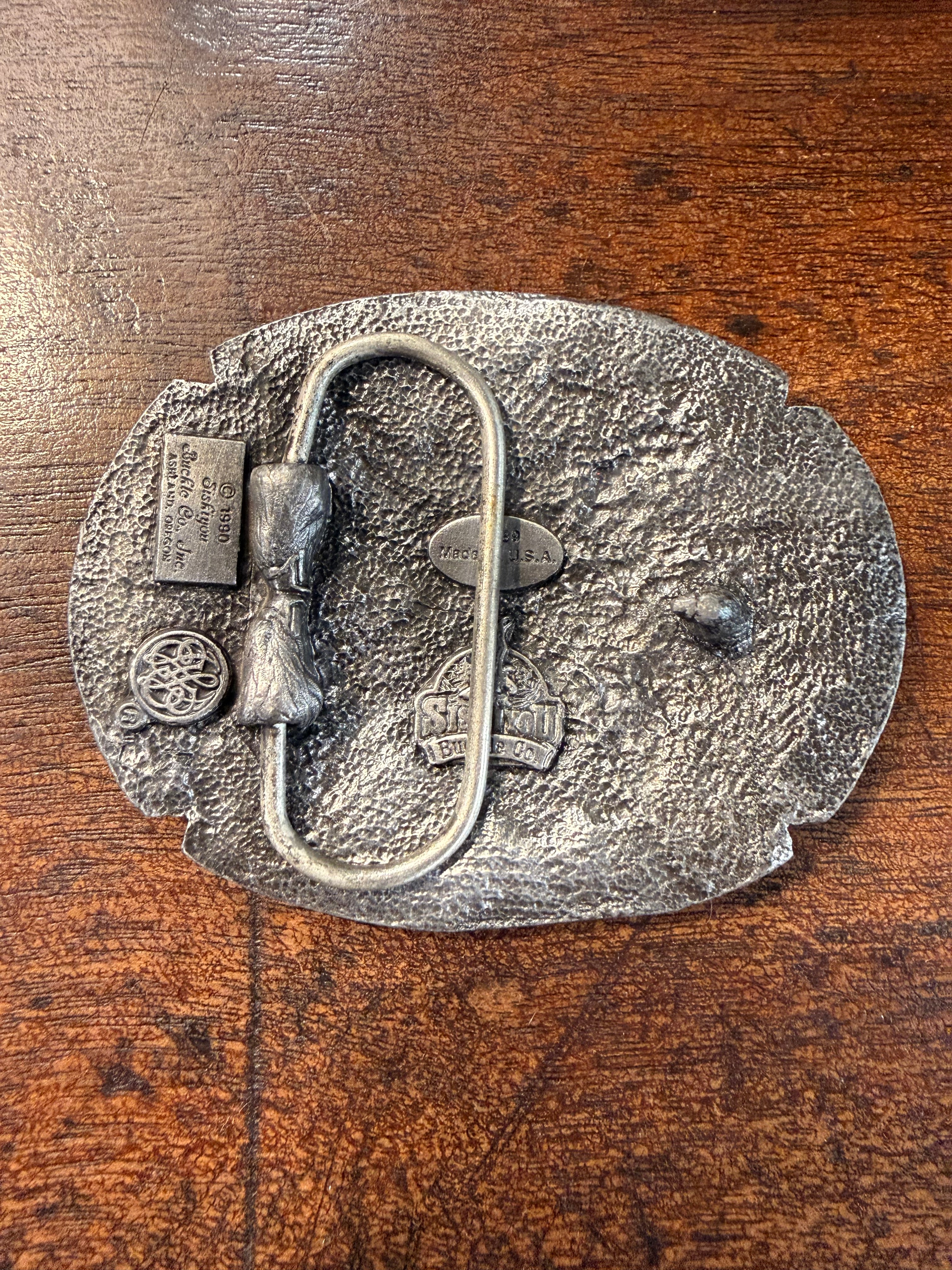 Southwestern Geometric Design Belt Buckle