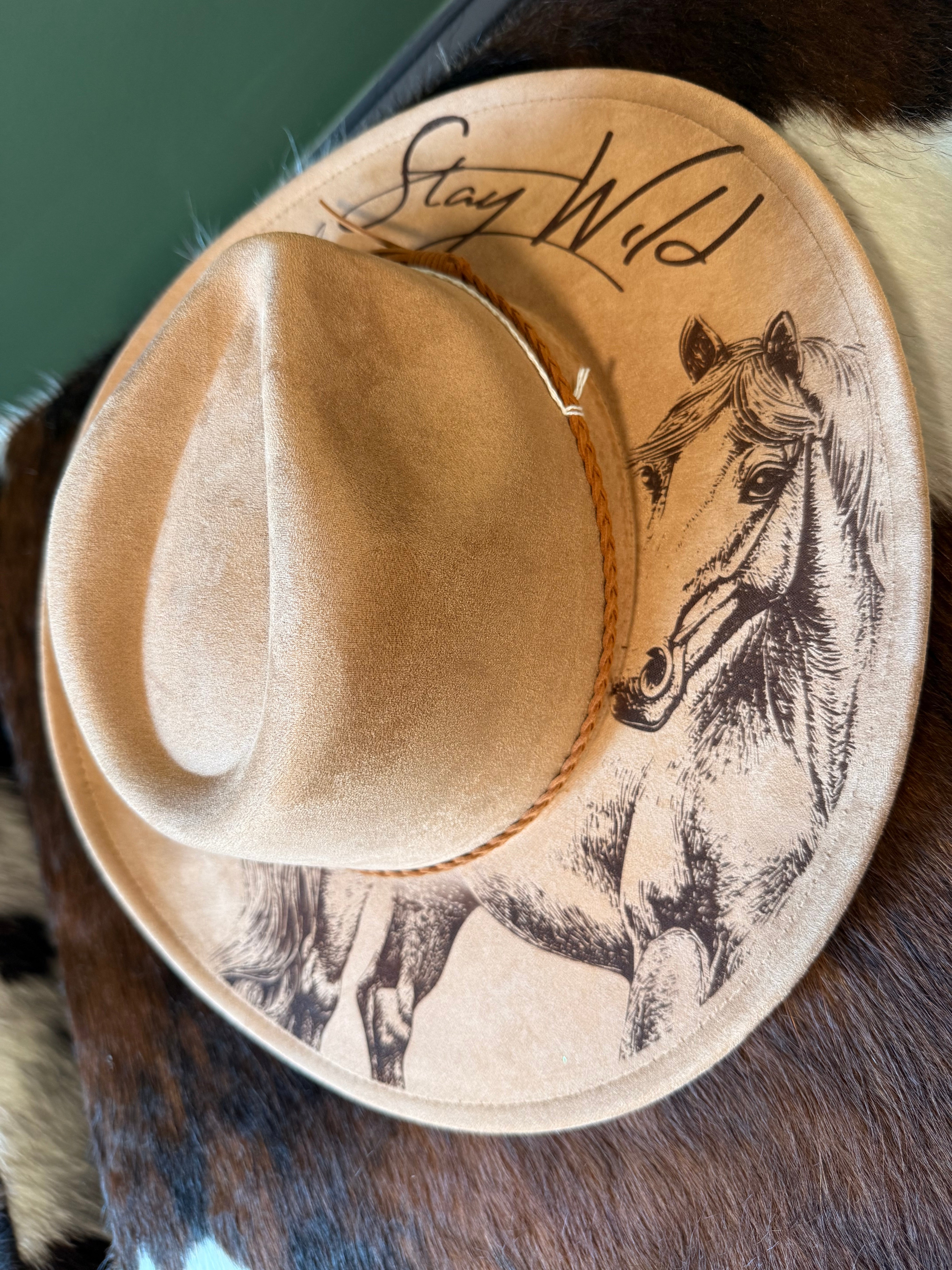 Printed Cowgirl Hat