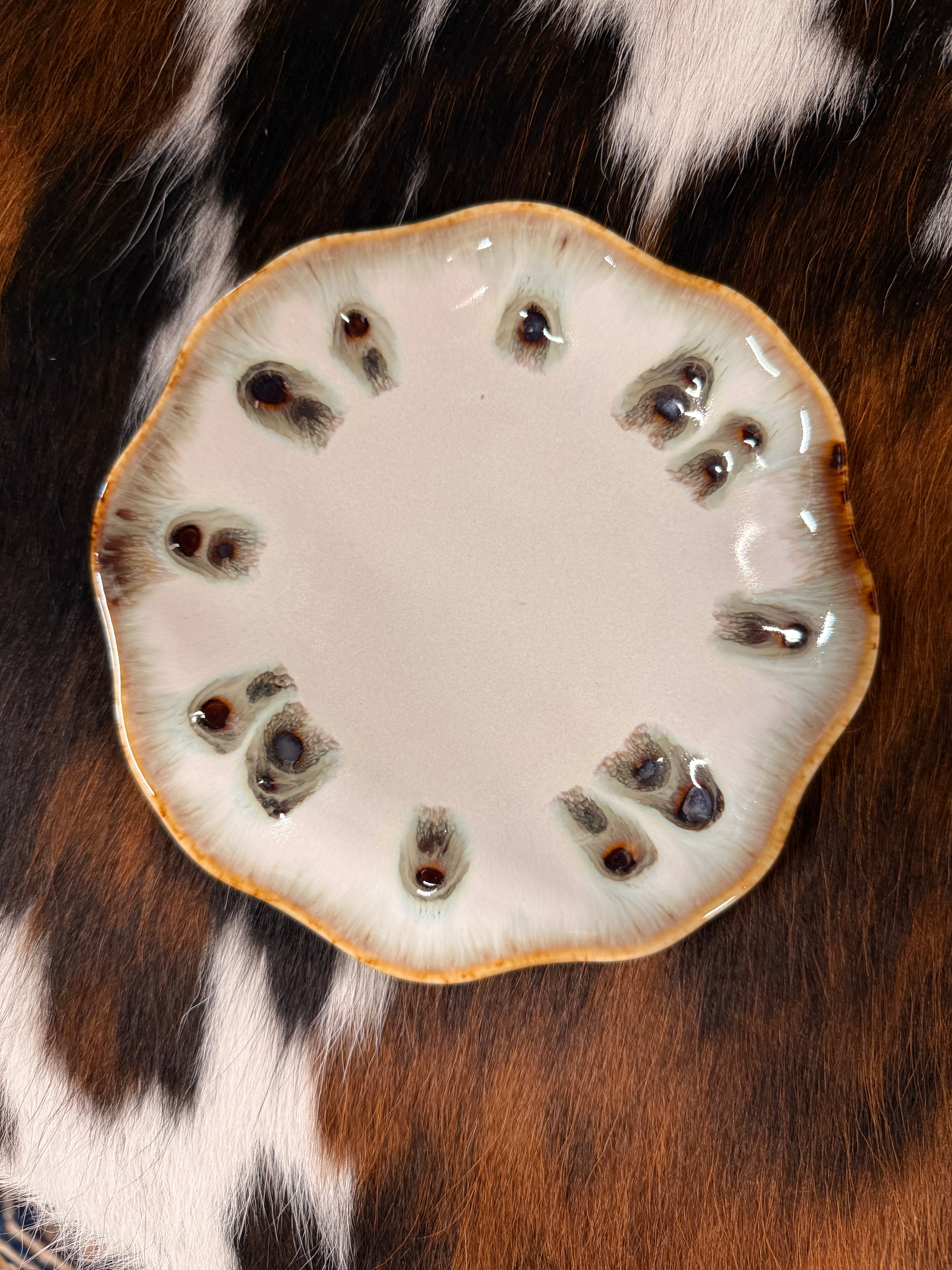 Blue Pheasant Amoria Bread Plate