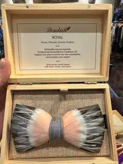 Brackish Bowtie - Royal Gray/Pink