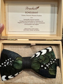 Brackish Bowtie -Bondurant Black/Green/White