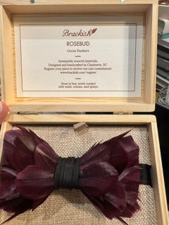 Brackish Bowtie Rosebud - Wine color