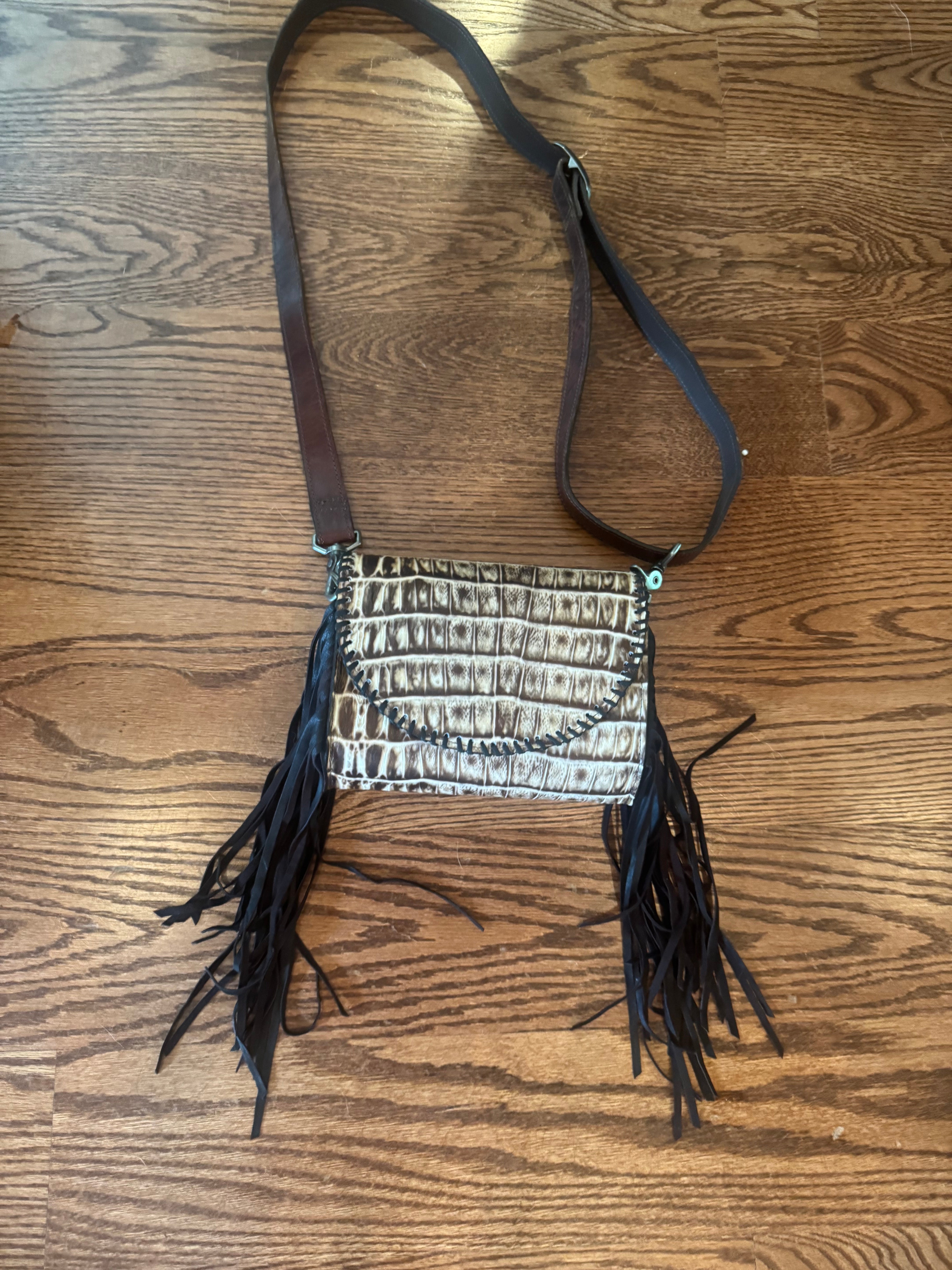 Juan Antonio Handmade River Rock Purse -one of kind