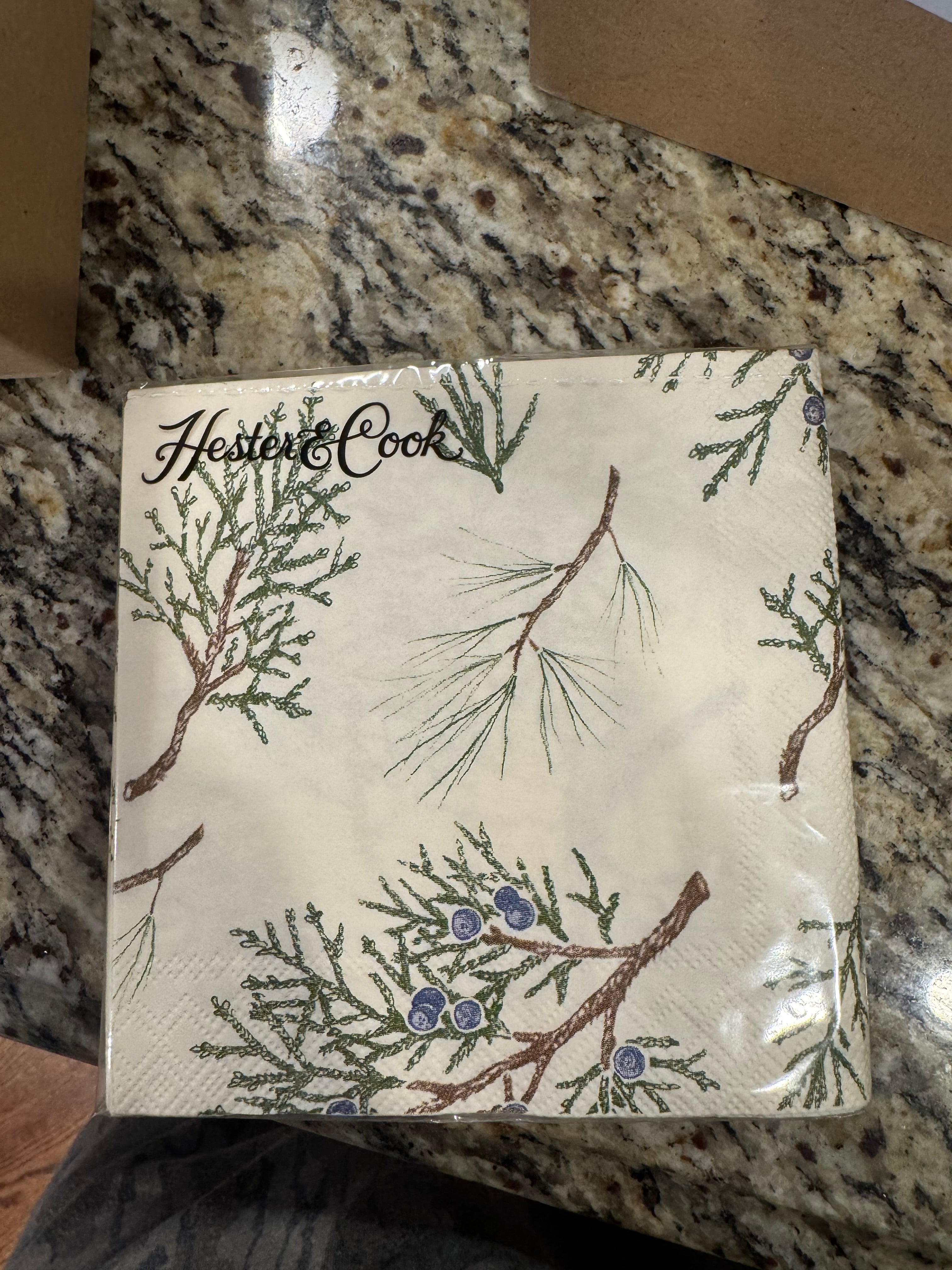 Juniper Sprigs Cocktail napkin pack of 20ct