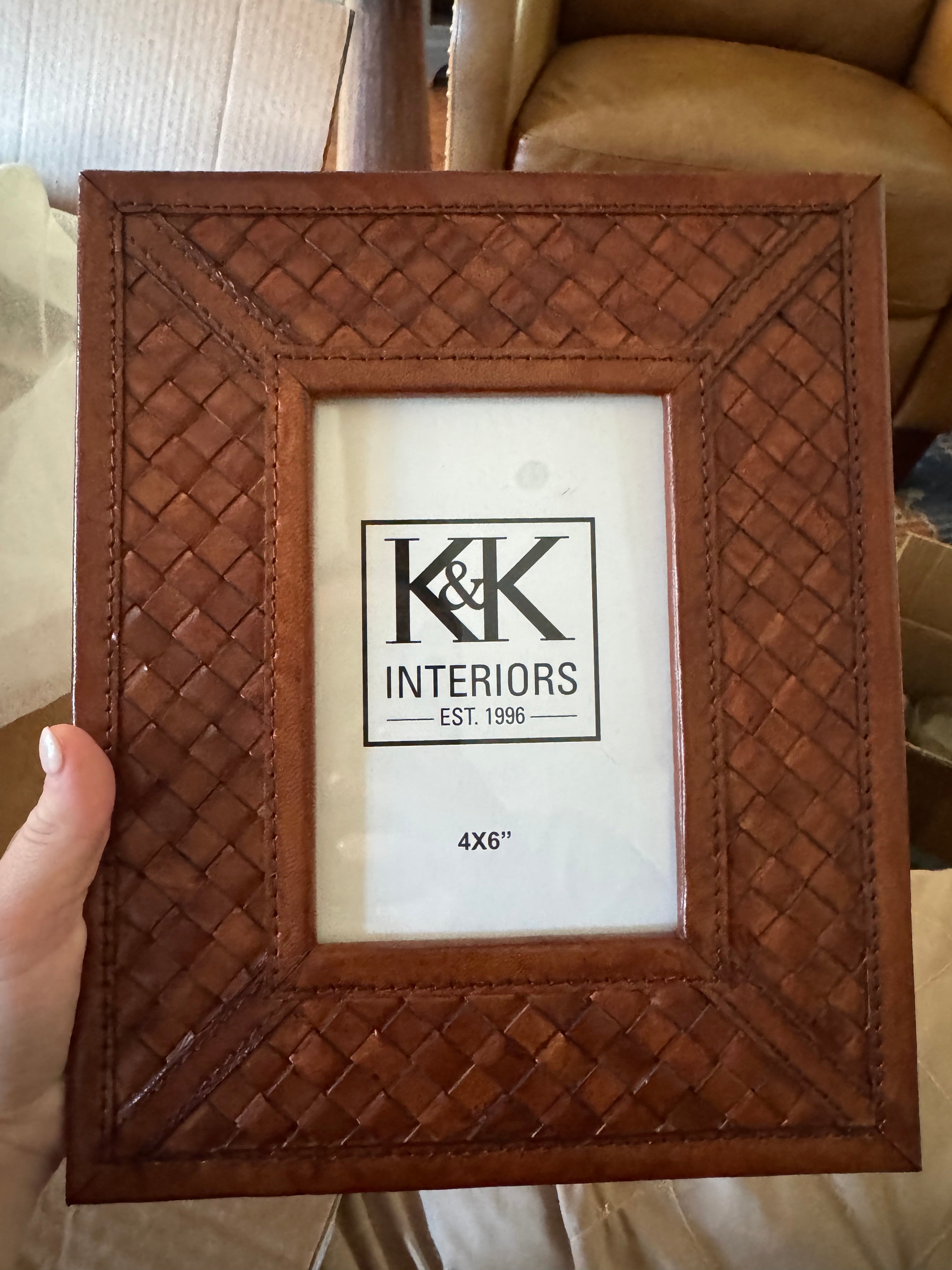 Woven Picture Frame 4X6