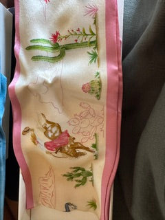 Catherine Cartie Rodeo Cowgirl Ribbon Scarf