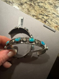 Barbosa Stackable Bracelet with Turquoise & Cross