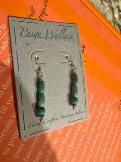 Paige Wallace Turquoise three skinny drop stones