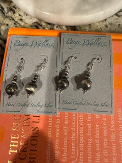 Paige Wallace Silver two ball drop