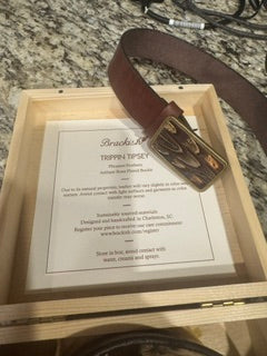 Brackish Tippin Tipsy Belt dark Brown, Pheasant Size 36