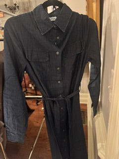 Tasha Polizzi Dark Wash Blue Jean Shirley Dress