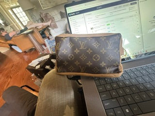 Bella Belt LV Full Front Upcycled Bronze Leather Belt Bag