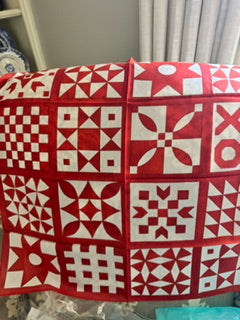 XOXO Art & Co. Red/White bandana