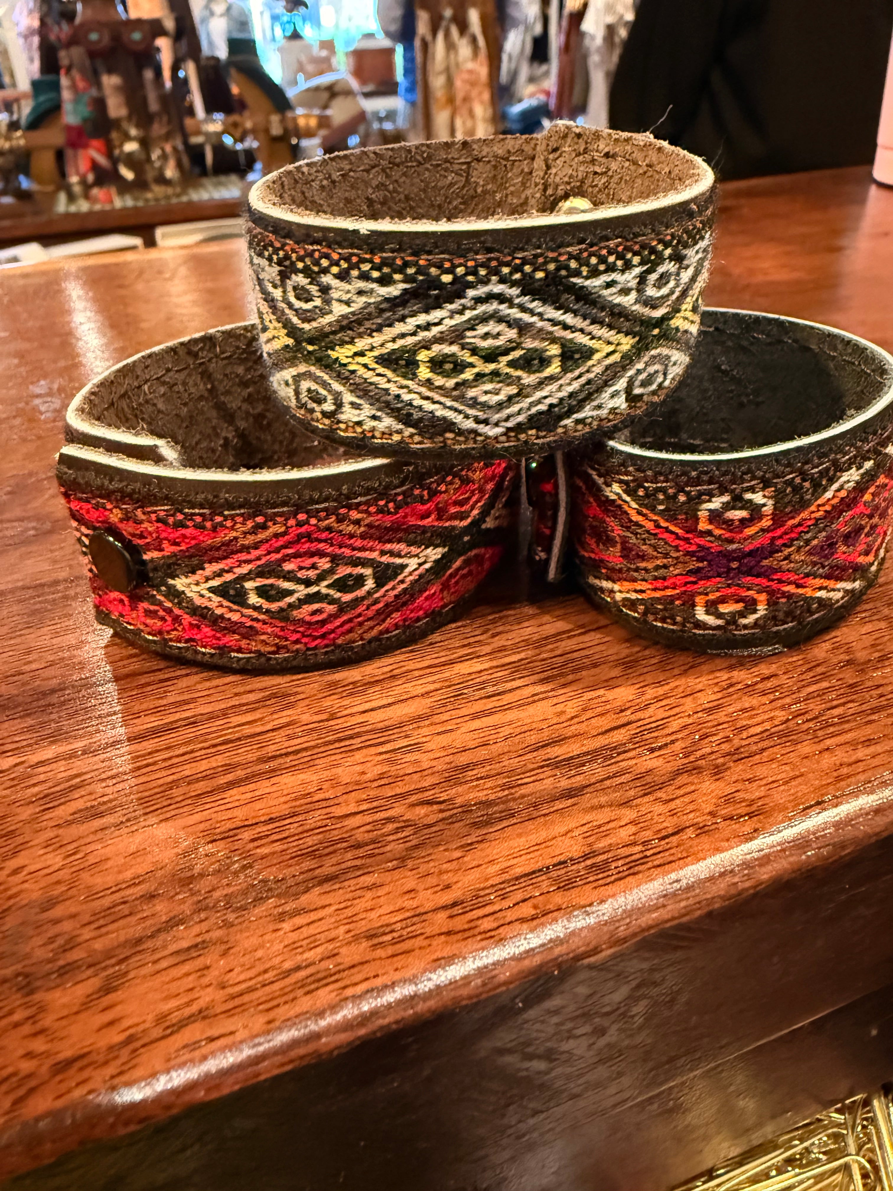 Woven Aztec Cuff Bracelet