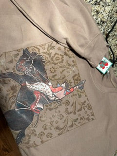 XOXO Tan Flower Saddle Bronc