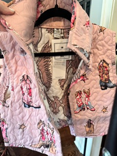 Ida Mae Thunderbird Boots Rose Cate Vest