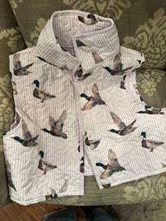 Ida Mae Mallory Ducks Pink Cate Vest