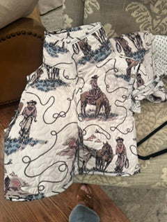 Ida Mae Sierra Cowgirl Linen Quilted Cate Vest
