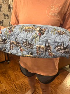 Ida Mae Blaze Chambray Hot Tools Bag