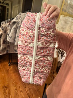 Ida Mae Edera Medallion Sand Fuschsia Hot Tools Bag