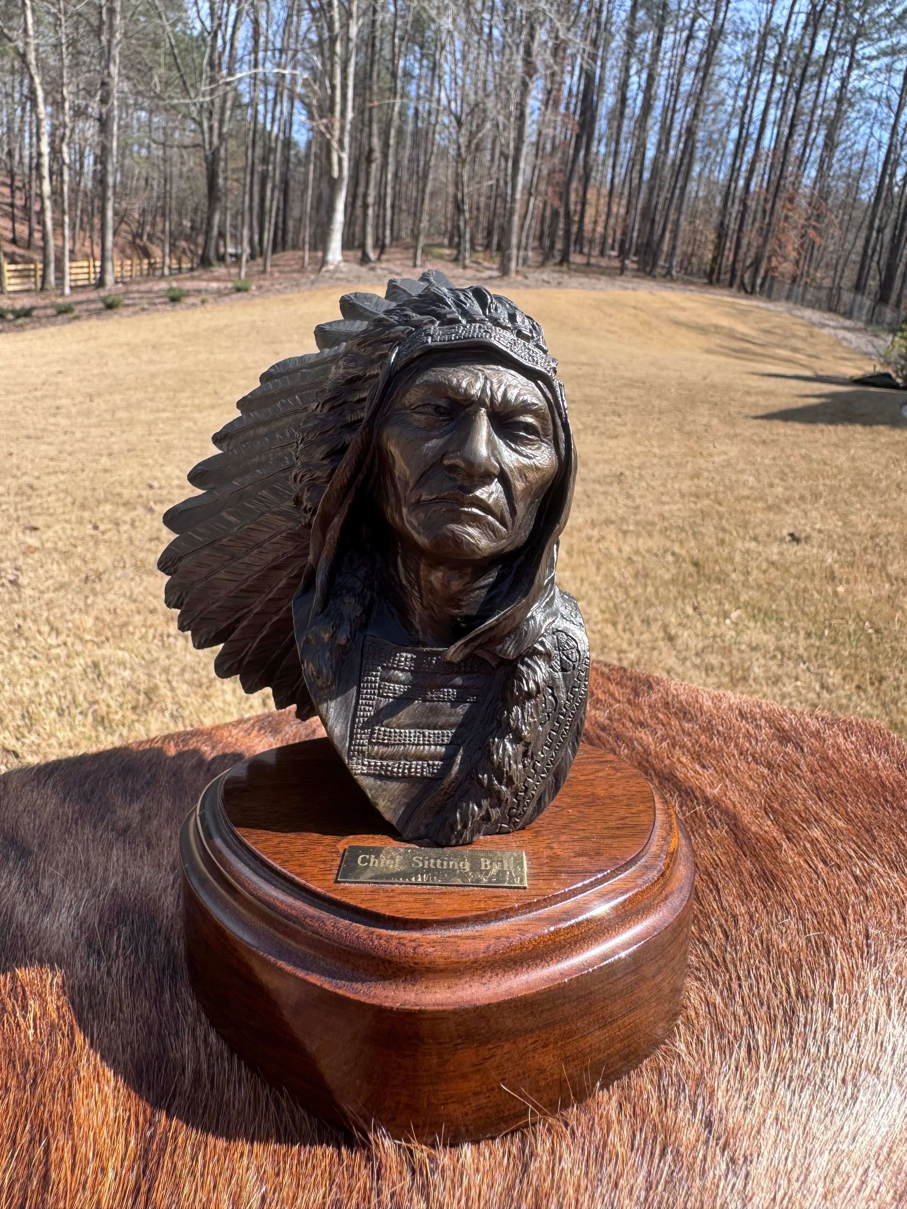 Chief Sitting Bull Bronze Sculpture