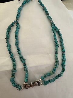 Paige Wallace Bow Concho two strand Necklace SS