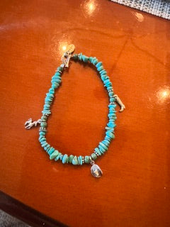 Paige Wallace Turq Charm bracelet