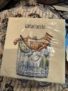 Hester & Cook Catatonic Cocktail Napkins 20ct