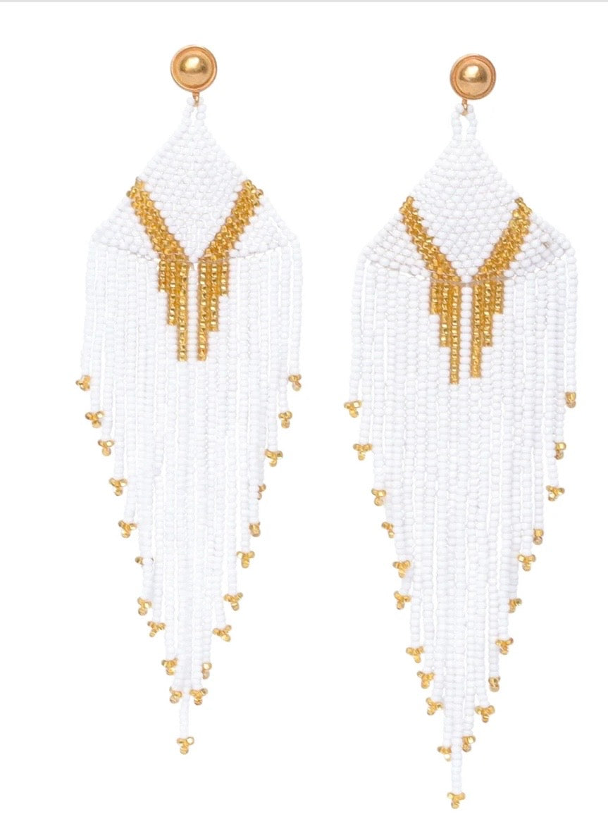 Divine Goddess Beaded Earrings
