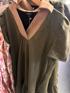 Gigio Olive Mix Dress