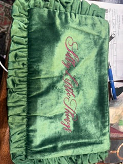 Green Silly Little Things Travel bags