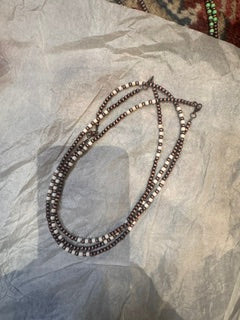 Copper Bone Navajo pearl necklace costume