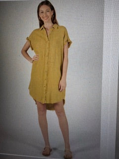 Plum Mineral Washed gauze frayed edge shirt